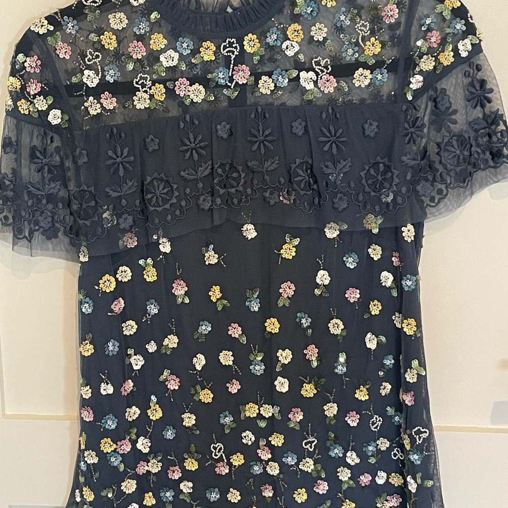 Floral Embroidered Women's Top